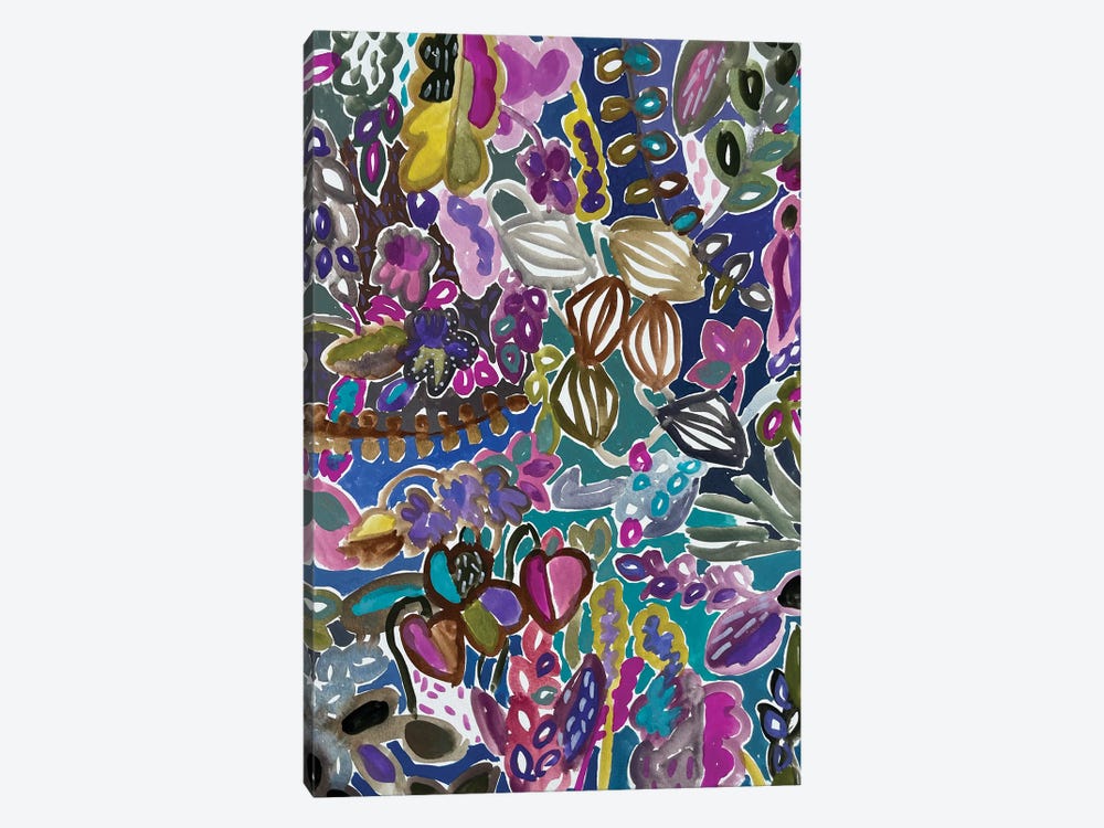 Flowers XII by Lenka Stastna 1-piece Canvas Artwork