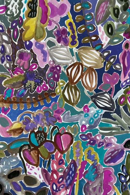 Flowers XII by Lenka Stastna wall art