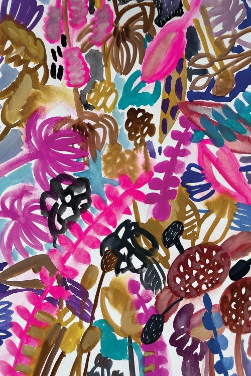 Flowers I by Lenka Stastna wall art
