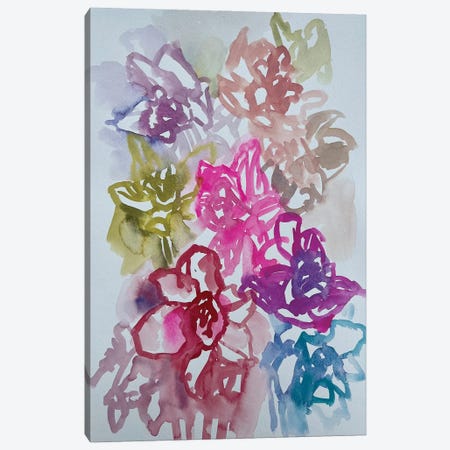 Daffodils I Canvas Print #LNK63} by Lenka Stastna Canvas Artwork