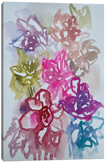 Daffodils I Canvas Art Print - Lenka Stastna