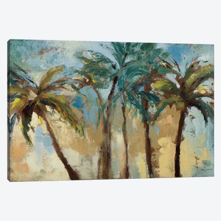 Island Morning Palms Canvas Print #LNL105} by Lanie Loreth Canvas Art Print