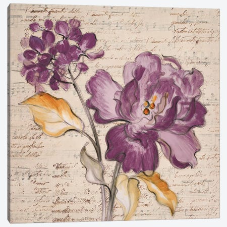 Lilac Beauty II Canvas Print #LNL112} by Lanie Loreth Canvas Art Print