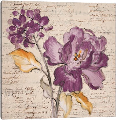Lilac Beauty II Canvas Art Print - Lilac Art
