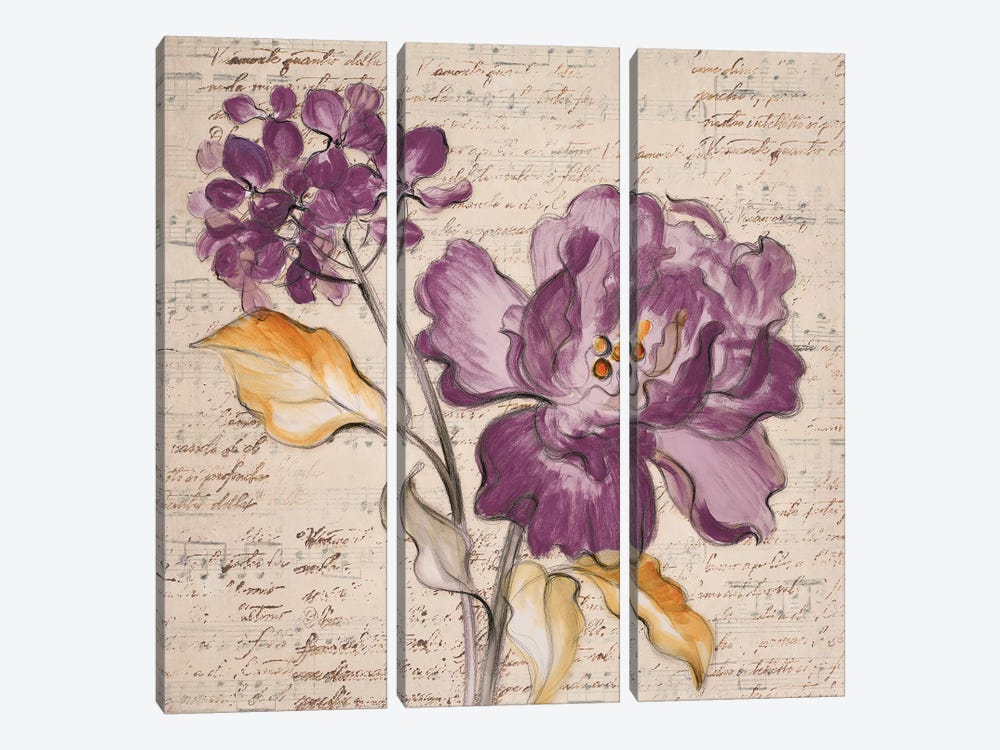 Lilac Beauty II by Lanie Loreth 3-piece Canvas Art