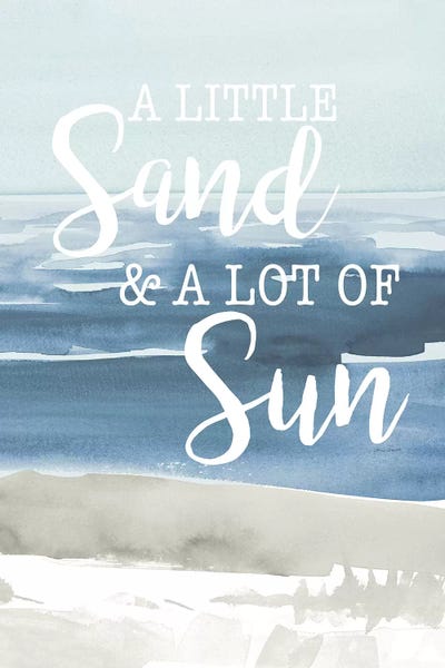 Little Sand Lot of Sun by Lanie Loreth framed canvas print