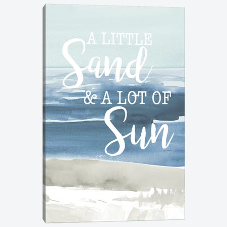 Little Sand Lot of Sun Canvas Print #LNL113} by Lanie Loreth Art Print