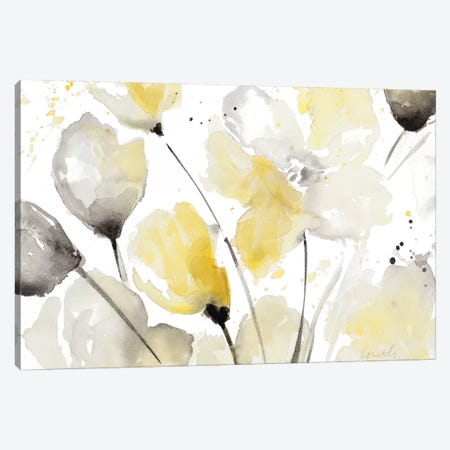 Neutral Abstract Floral II Canvas Print #LNL135} by Lanie Loreth Canvas Art