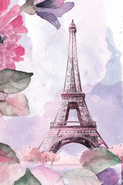 Towers: Parisian Blossoms I by Lanie Loreth
