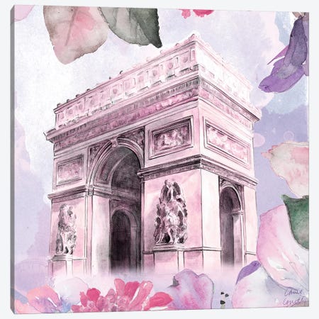 Parisian Blossoms II Canvas Print #LNL147} by Lanie Loreth Canvas Art Print