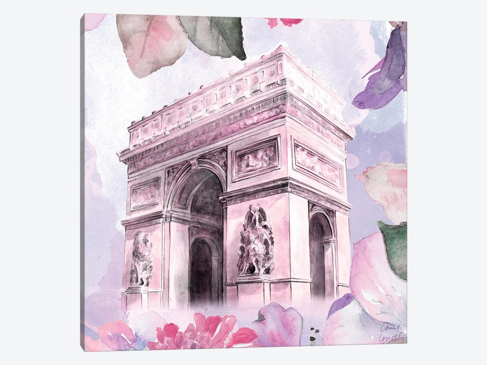 Parisian Blossoms II by Lanie Loreth 1-piece Canvas Wall Art
