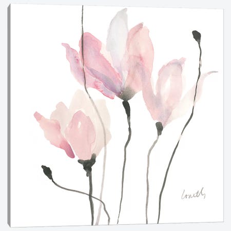 Pastel Floral Sway II Canvas Print #LNL150} by Lanie Loreth Canvas Art Print