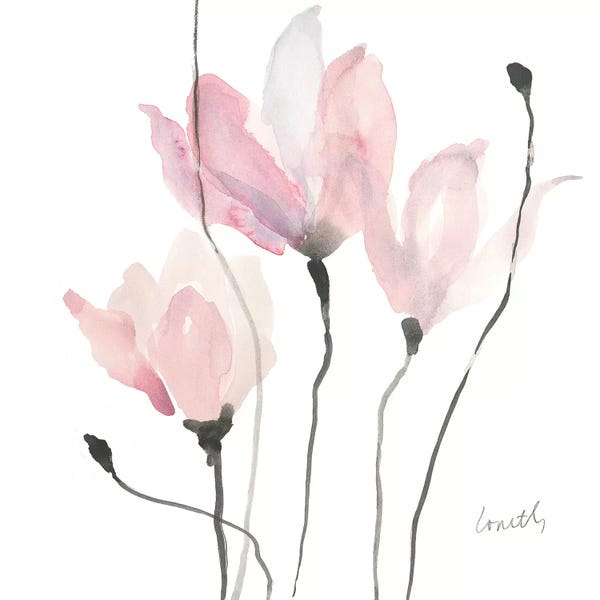 Lanie Loreth: Pastel Floral Sway II by Lanie Loreth