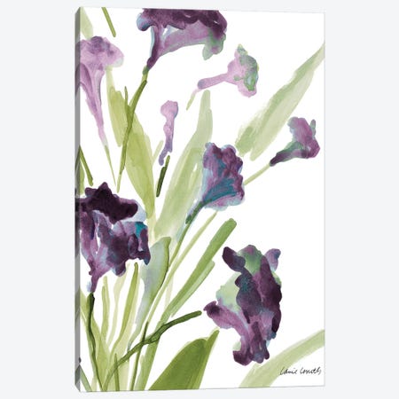 Purple Belles II Canvas Print #LNL154} by Lanie Loreth Canvas Wall Art