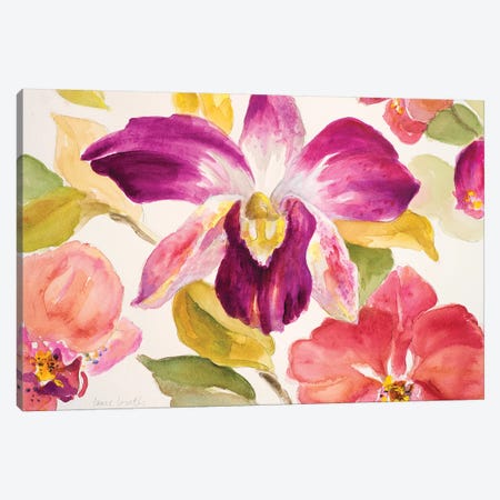 Radiant Orchid I Canvas Print #LNL155} by Lanie Loreth Canvas Artwork