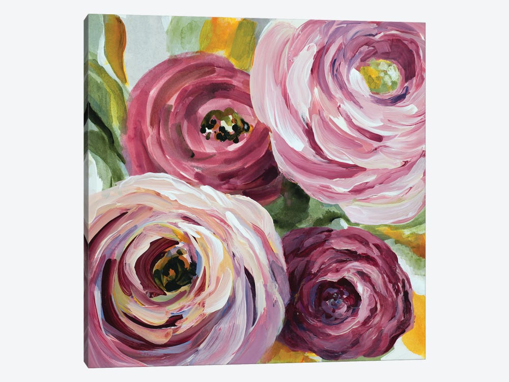 Ranunculus Rosa II by Lanie Loreth 1-piece Canvas Artwork
