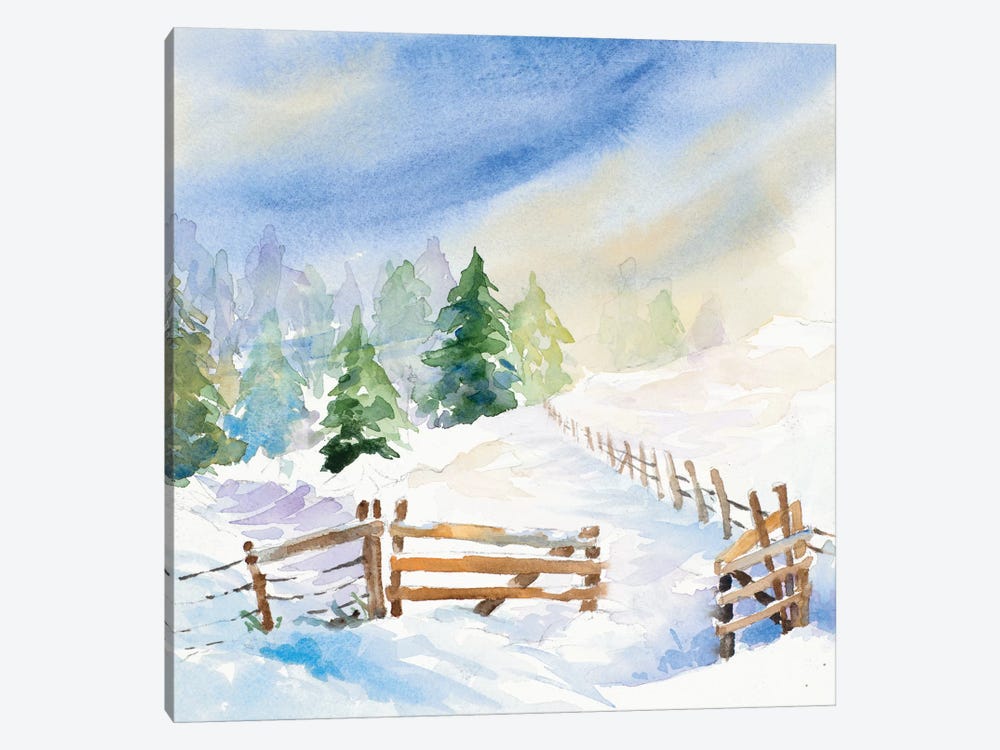 Snowy Serenity I by Lanie Loreth 1-piece Canvas Art
