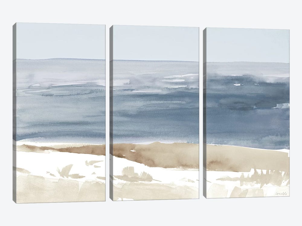 Soft Coastlines II by Lanie Loreth 3-piece Canvas Artwork