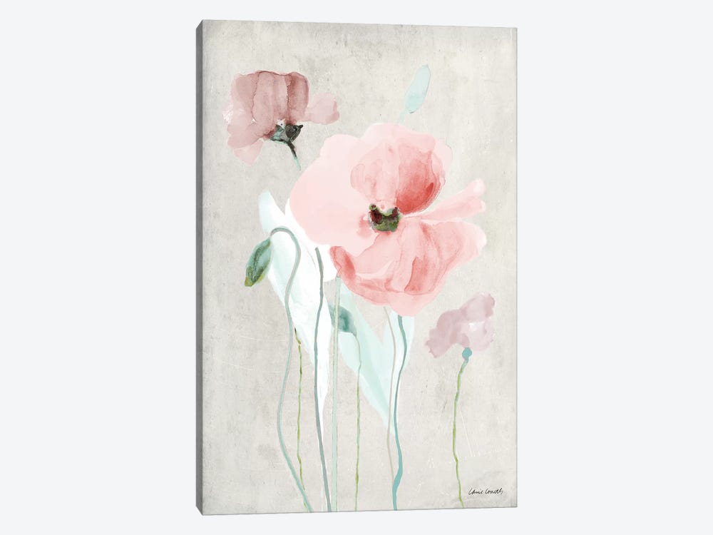 Soft Pink Poppies I by Lanie Loreth 1-piece Art Print