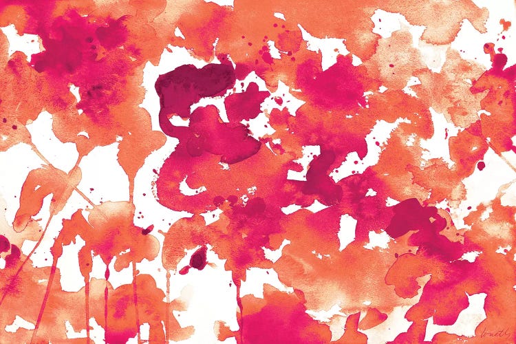 Splash of Pinks In Fall II by Lanie Loreth canvas print