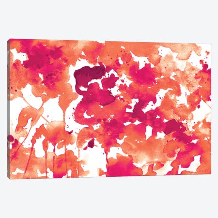 Splash of Pinks In Fall II Canvas Print #LNL183} by Lanie Loreth Canvas Wall Art