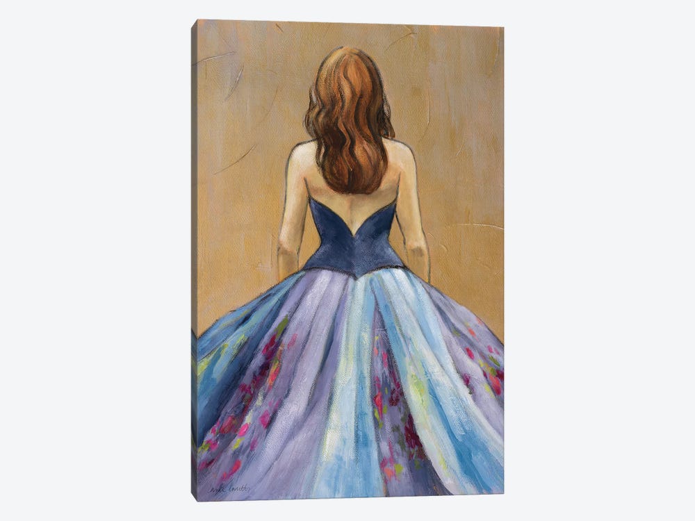 Still Woman in Dress by Lanie Loreth 1-piece Canvas Art Print