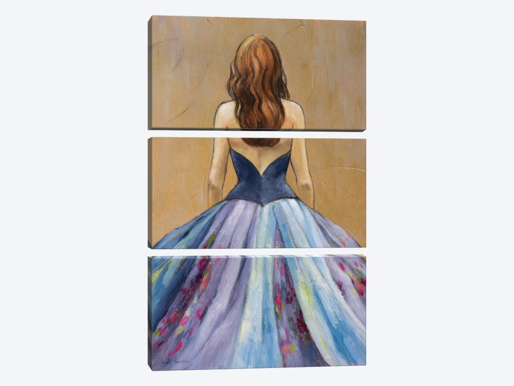 Still Woman in Dress by Lanie Loreth 3-piece Canvas Art Print