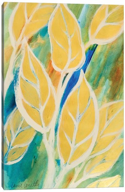 Swaying Leaves I Canvas Art Print - Lanie Loreth