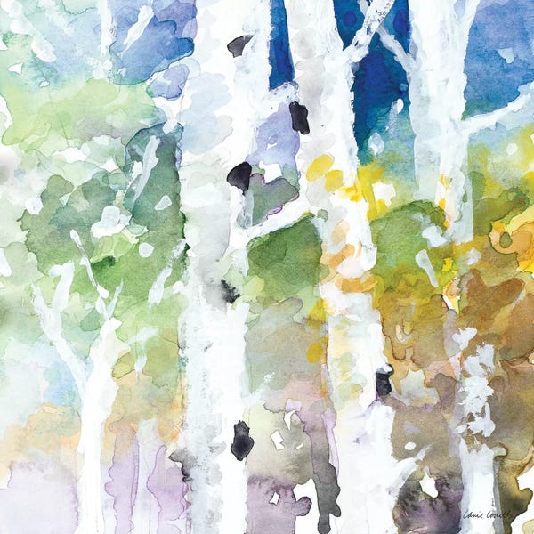 Birch Trees: Tall Upon the Hill II by Lanie Loreth