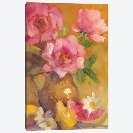 Three Roses Canvas Print #LNL211} by Lanie Loreth Canvas Art