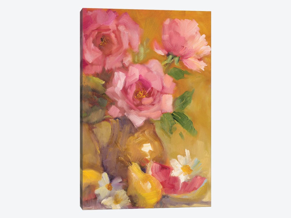 Three Roses by Lanie Loreth 1-piece Canvas Art Print