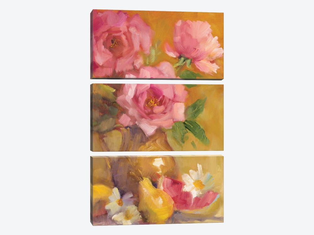 Three Roses by Lanie Loreth 3-piece Canvas Art Print