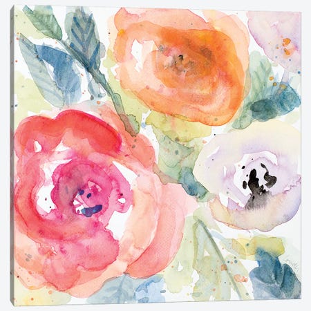 Blooms Abound I Canvas Print #LNL21} by Lanie Loreth Art Print