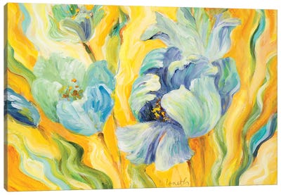 Tulips Sway Canvas Art Print - Lanie Loreth