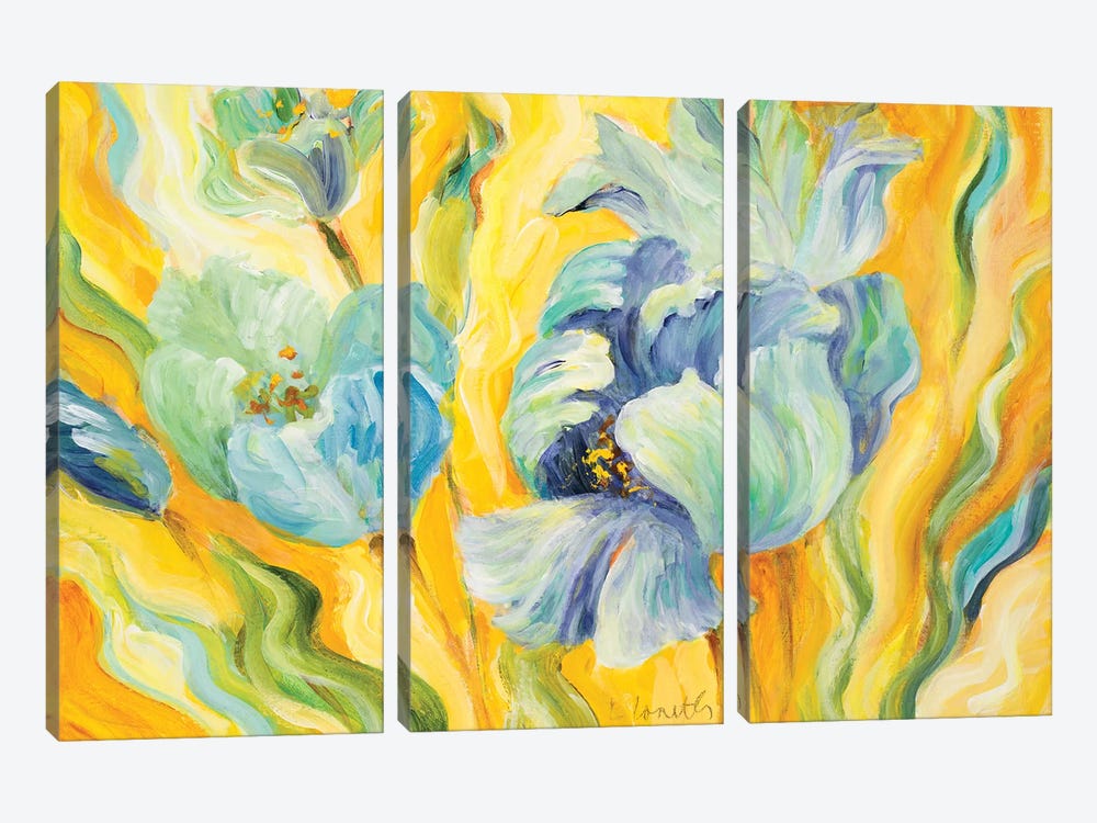 Tulips Sway by Lanie Loreth 3-piece Canvas Wall Art