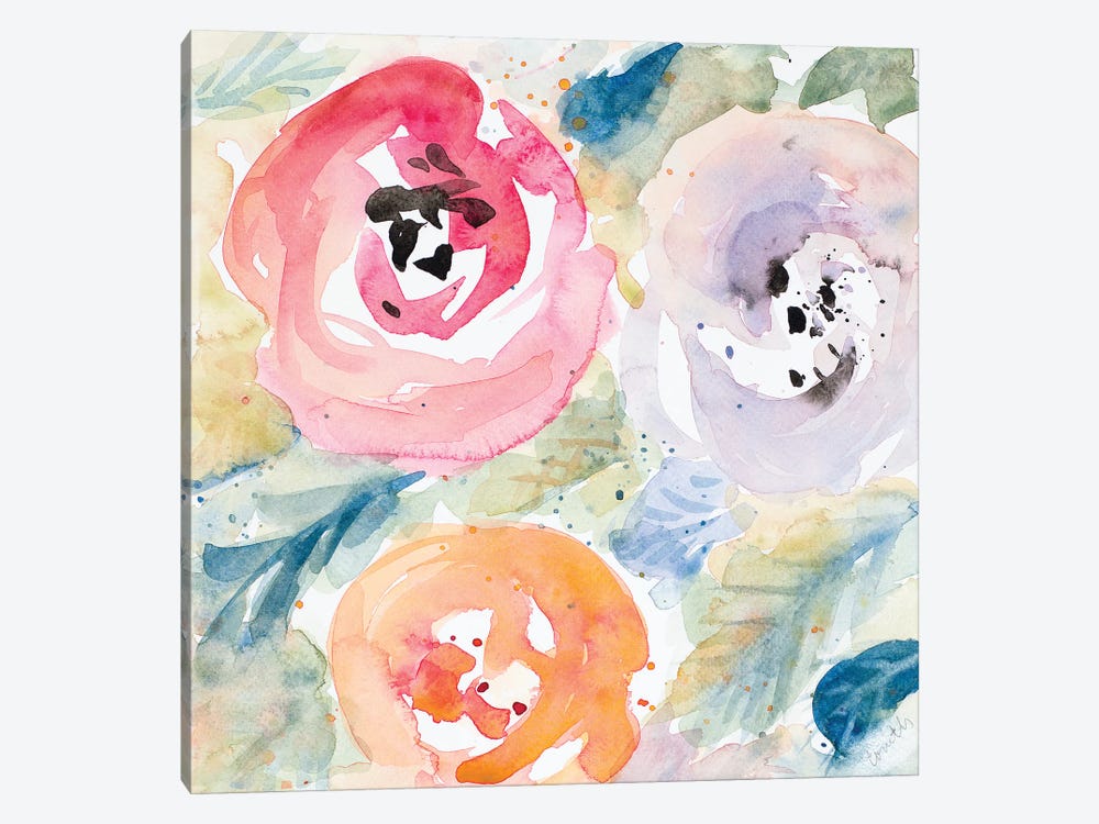 Blooms Abound II by Lanie Loreth 1-piece Canvas Art Print