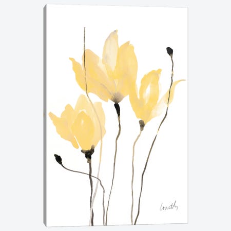Yellow Sway Canvas Print #LNL245} by Lanie Loreth Canvas Artwork