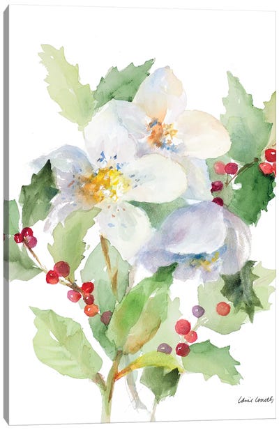 Christmas Bouquet I Canvas Art Print - Lanie Loreth