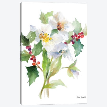 Christmas Bouquet II Canvas Print #LNL252} by Lanie Loreth Canvas Artwork