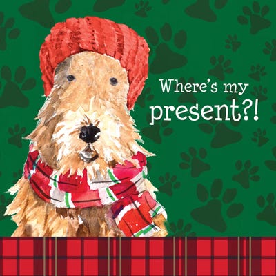 Christmas Puppy I by Lanie Loreth multi panel art