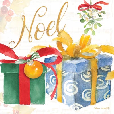 Presents and Notes II by Lanie Loreth metal wall art