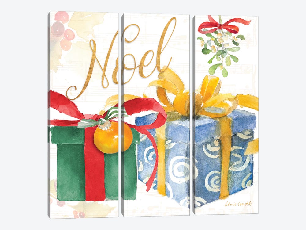 Presents and Notes II by Lanie Loreth 3-piece Canvas Art Print