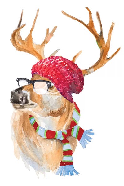Lanie Loreth: Winter Fun Deer by Lanie Loreth