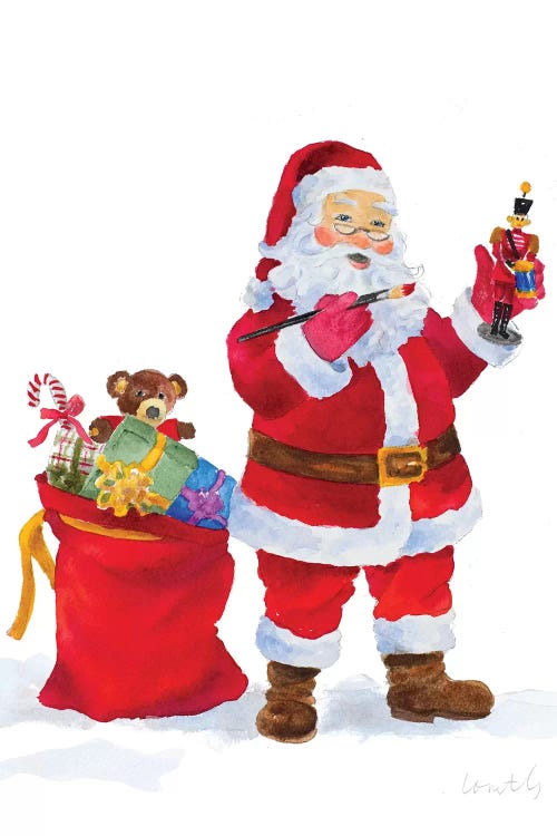Workshop Santa by Lanie Loreth wall art