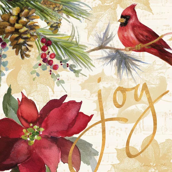 Christmas Signs & Sentiments: Christmas Poinsettia I by Lanie Loreth