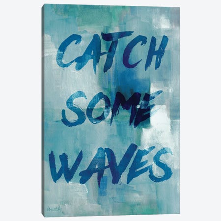 Blue Waves I Canvas Print #LNL29} by Lanie Loreth Canvas Print