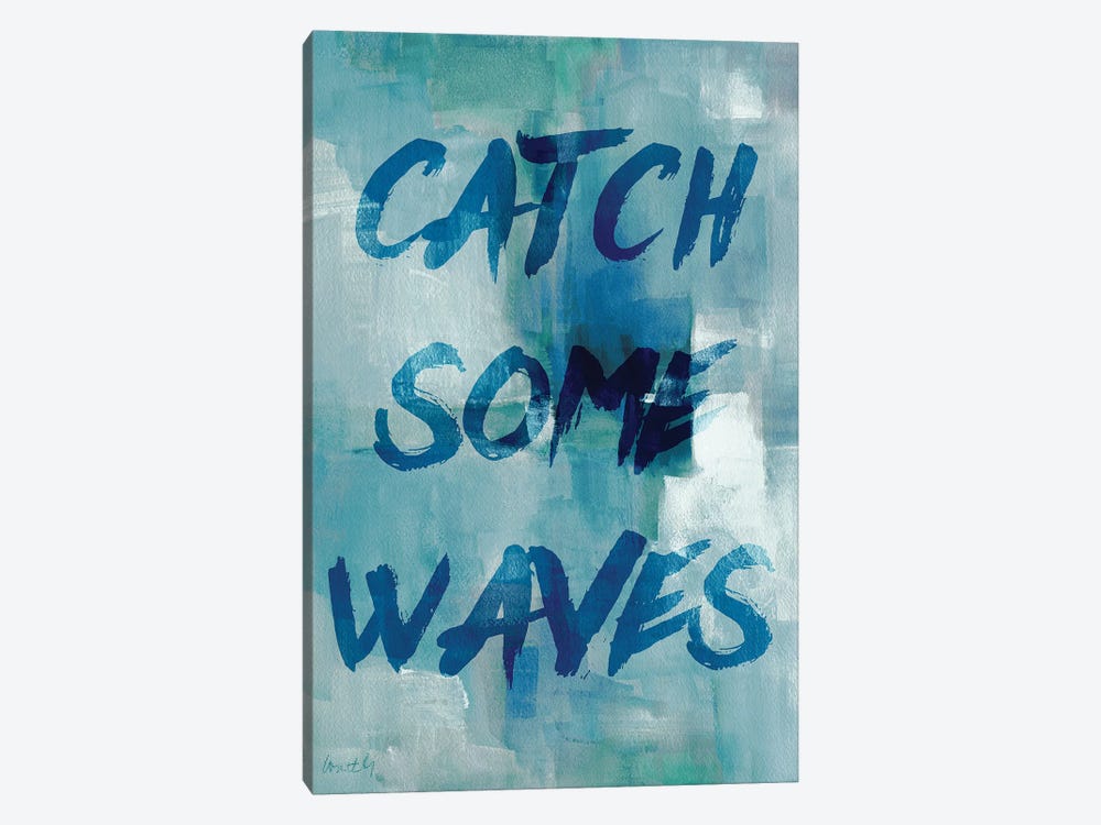 Blue Waves I by Lanie Loreth 1-piece Canvas Artwork