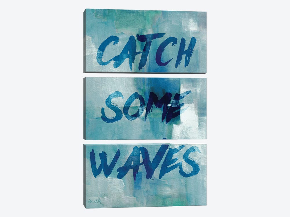 Blue Waves I by Lanie Loreth 3-piece Canvas Artwork