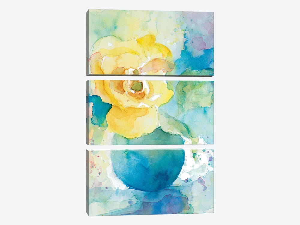 Abstract Vase of Flowers I by Lanie Loreth 3-piece Art Print