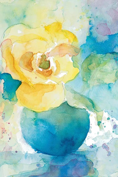 Lanie Loreth: Abstract Vase of Flowers I by Lanie Loreth